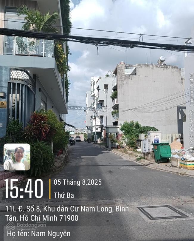 Bán đất kdc nam long đường số 8 đi ngã lê tấn bê, an lạc, bình tân, có 6 tỷ