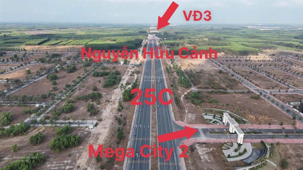 Mega city 2  nhơn trạch  bán lô 100m2, th14  28, đường 13m  giá 1tỷ380 bao phí, đồng nai