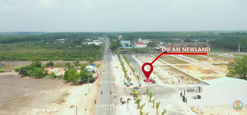 Khu dân cư newland  mặt tiền đường dt750, lô d13, 100m2 giá 700 triệu, bàu bàng, bd