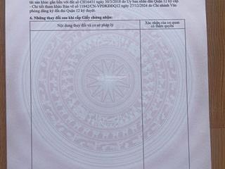 Bán đất tại thạnh xuân 52, 2,85 tỷ, 54m2, hàng hiếm tại quận 12, hồ chí minh