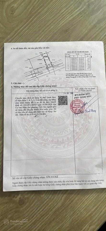 Bán đất tại thạnh xuân 52, quận 12, tp.hcm, giá ưu đãi, 2,68 tỷ, 50m2