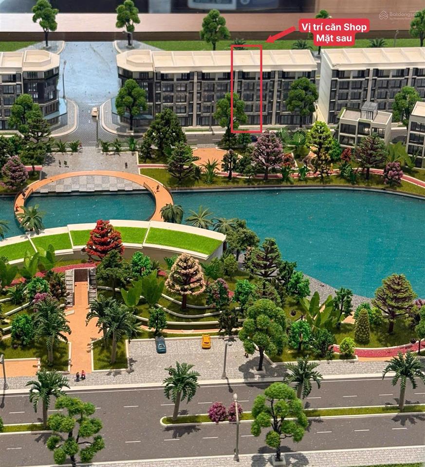 Shophouse 2 mặt tiền 96m2  view công viên, sông sau nhà  giá 13,2 tỷ (100%)
