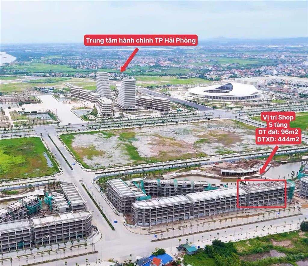 Shophouse 2 mặt tiền 96m2  view công viên, sông sau nhà  giá 13,2 tỷ (100%)