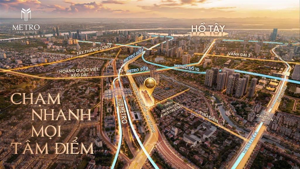 Bán căn shop villa mặt đại lộ 60m tây thăng long