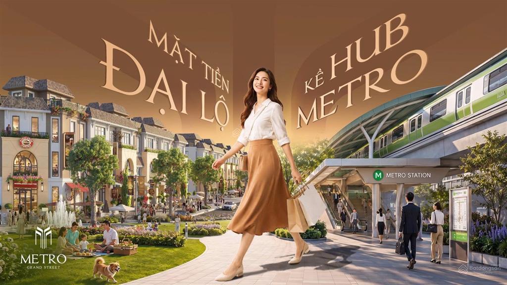 Bán căn shop villa mặt đại lộ 60m tây thăng long