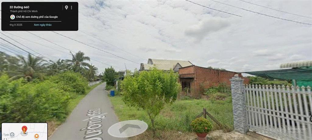 Chính chủ  bán đất củ chi 255m2, đường 660, phước thạnh, đường nhựa, 8m x 31m, giá 1,7 tỷ