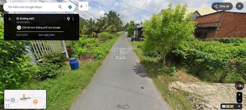Chính chủ  bán đất củ chi 255m2, đường 660, phước thạnh, đường nhựa, 8m x 31m, giá 1,7 tỷ