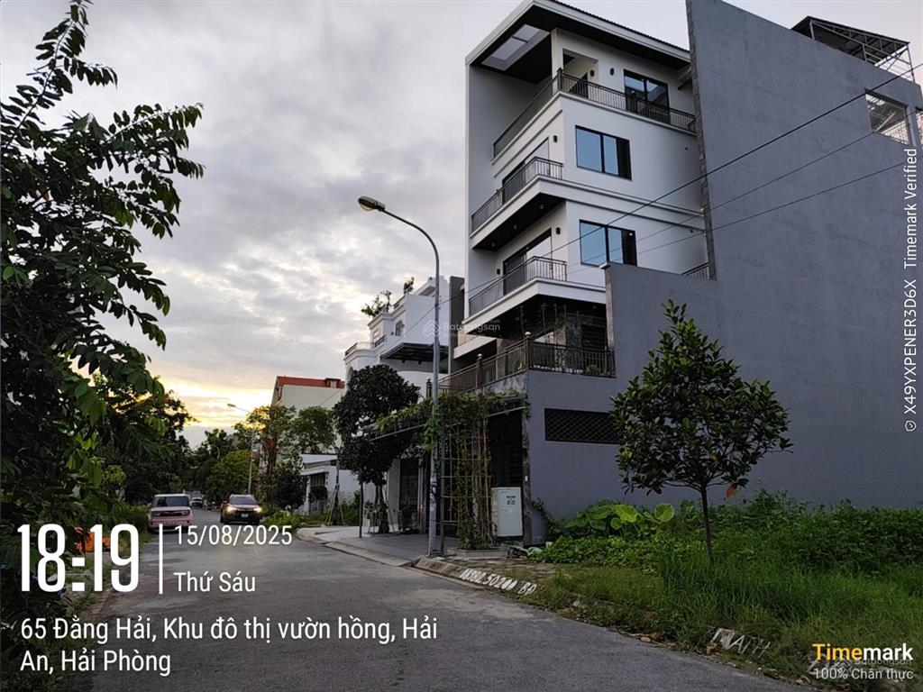 Bán lô đất 125m2 tại khu biệt thự vườn hồng  đằng hải  hải an  hải phòng. giá 60 triệu/m2