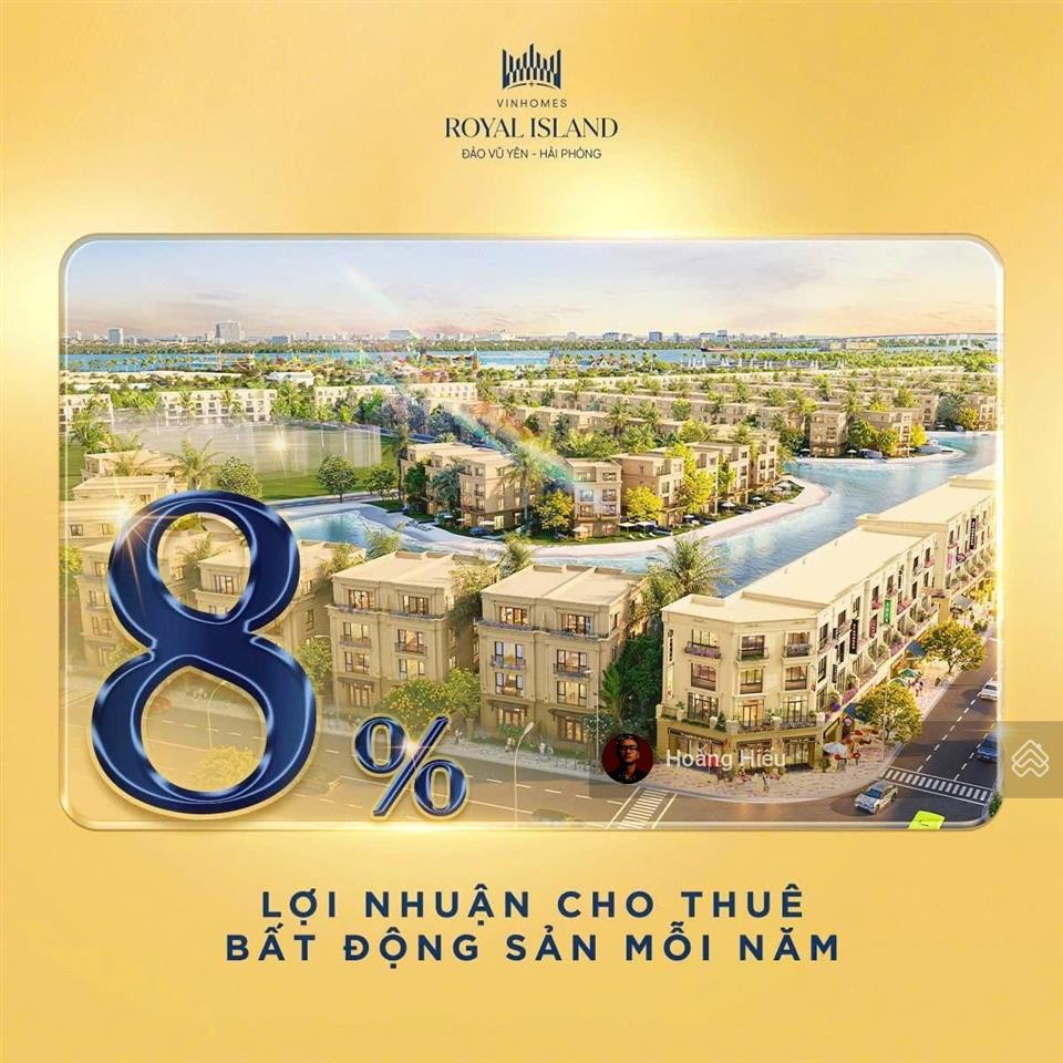 Chuyển nhượng biệt thự song lập góc khu hoàng gia  vinhomes vũ yên, hải phòng.