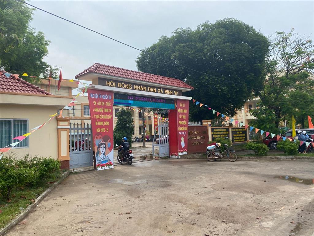 Bán đất 2 mặt tiền ngay tt chợ, ubnd bình mỹ, giá rẻ hơn thị 500tr nha. bán trong 10 ngày thôi