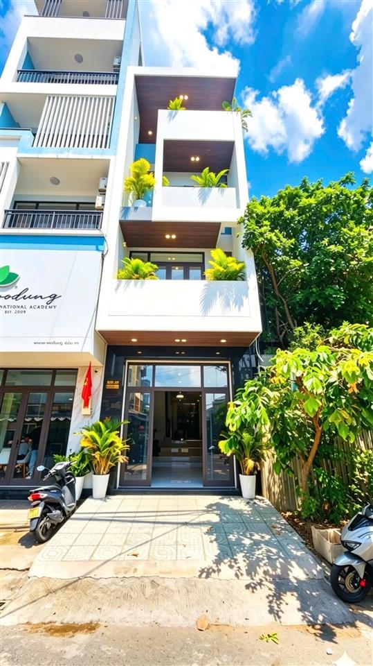 Nhà bán mặt tiền cư xá ngân hàng đường 4f dt 4x19m xây 4 tầng 4x19 4pn