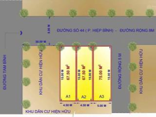 3 lô đất đẹp mt đường 44 xe tải vào tận nơi xây được 5 tấm