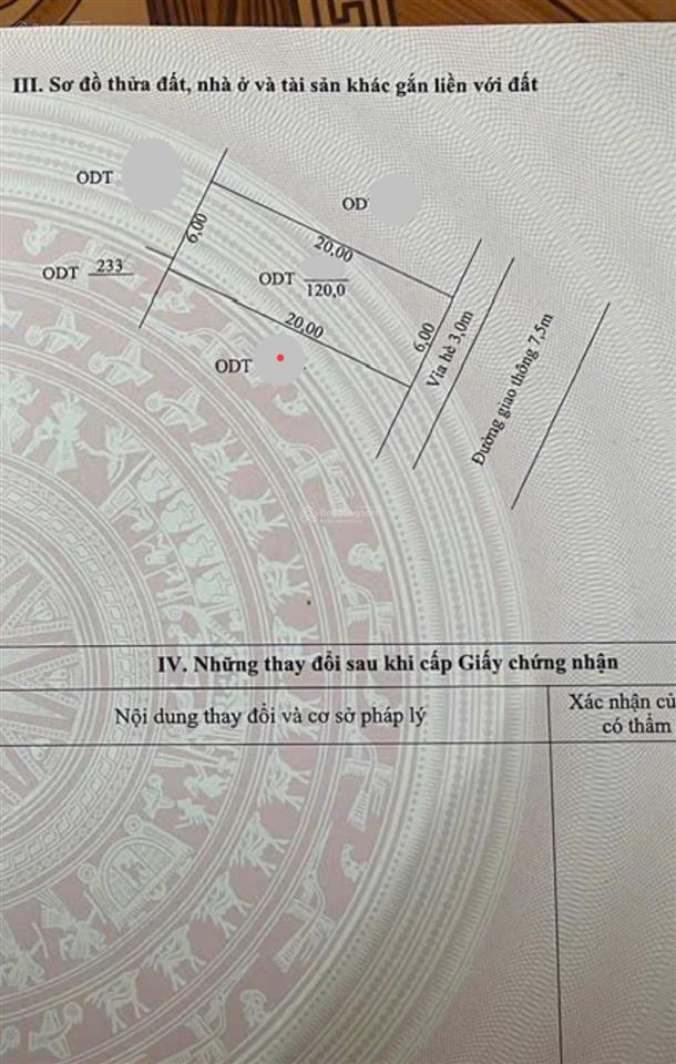 Siêu phẩm lô đất tđc hải yến  phường đào duy từ  gần bv quốc tế hợp lực