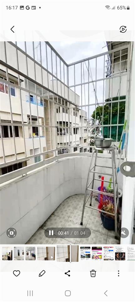 Cho thuê căn hộ khu phố ẩm thực kinh dương vương q6 60m2 2pn sạch rẻ