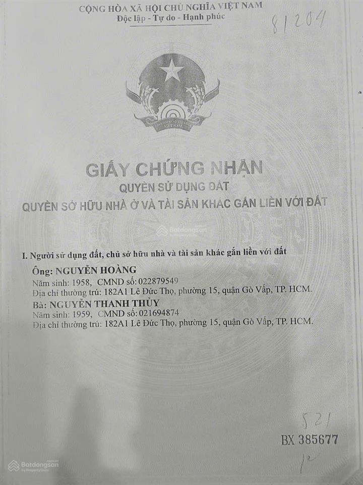 Bán hai căn nhà liền kề mặt phố lê đức thọ, (gò vấp) tp hcm 42,5 tỷ, tổng dt xd 643,5m2
