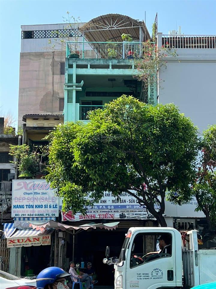 Cho thuê nhà mặt tiền  đường hậu giang. ngay ngã tư minh phụng