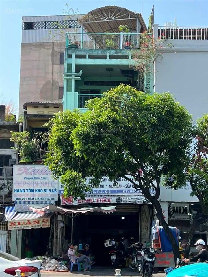 Cho thuê nhà mặt tiền  đường hậu giang. ngay ngã tư minh phụng