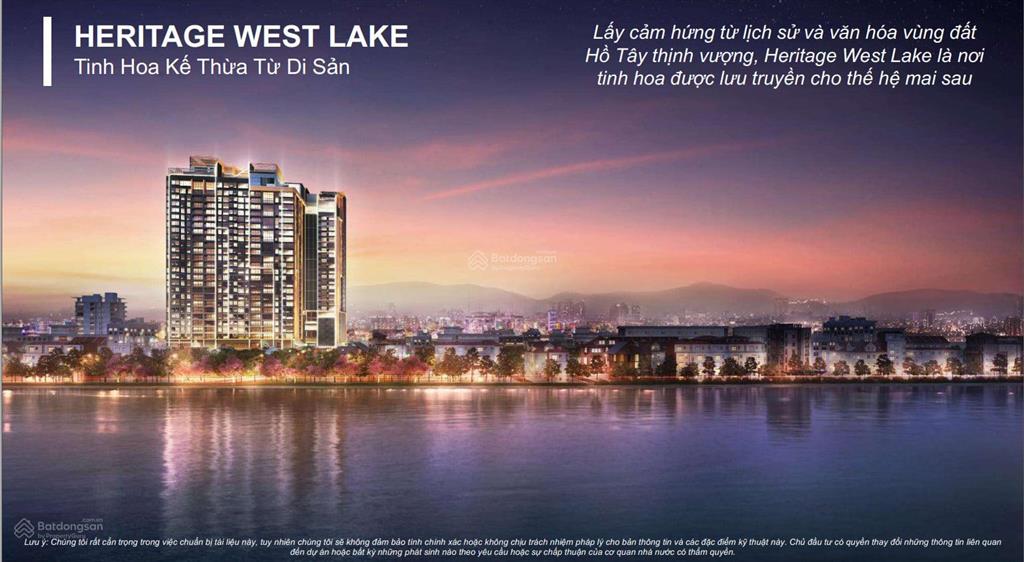 Pkdcđt heritage westlake chuyển nhượng quỹ căn 2pn  giá chỉ từ 150tr/m2.  0902 197 *** xem căn hộ
