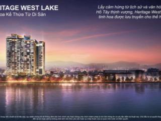 Pkdcđt heritage westlake chuyển nhượng quỹ căn 2pn  giá chỉ từ 150tr/m2.  0902 197 *** xem căn hộ