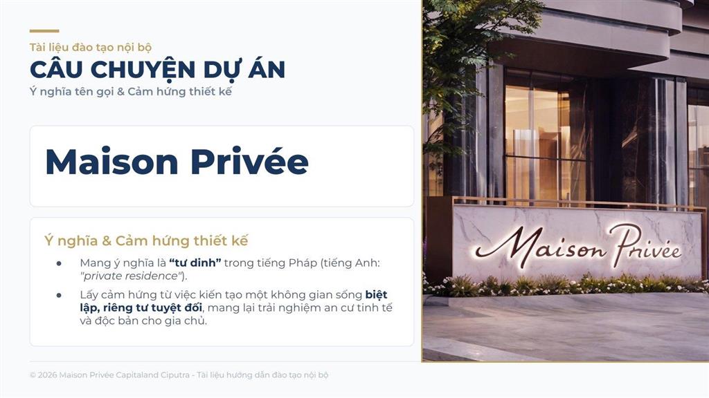 Pkd  cđt maison privée mở bán quỹ căn 234 pn, có thang máy riêng tại ciputra