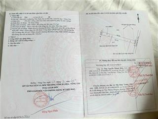 Bán lô chân dài đường nhựa kp4 p. hắc dịch phú mỹ, xung quanh full tiện ích, dt 5x59m giá 1,32 tỷ