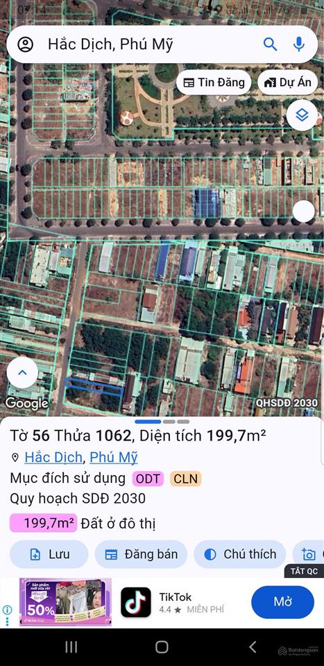 Bán siêu phẩm sát tái định cư công viên hắc dịch, giá rẻ hơn đến 600tr, dt 5x40m giá 1,55 tỷ