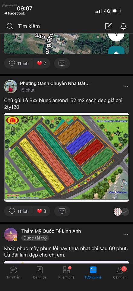 Chính chủ gửi bán lô đất khu long thuận long phước giá cực tốt chỉ 2 tỷ 970 với dt 56m2
