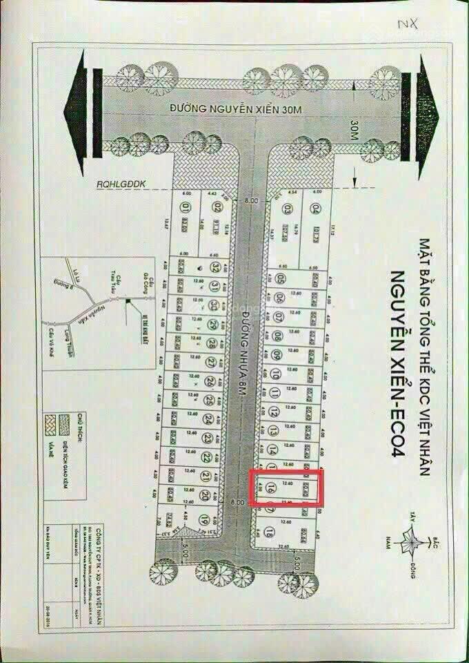 Bán đất tại hẻm 432, nguyễn xiển, long thạnh mỹ, 3,33 tỷ, 50,4m2, hàng hiếm
