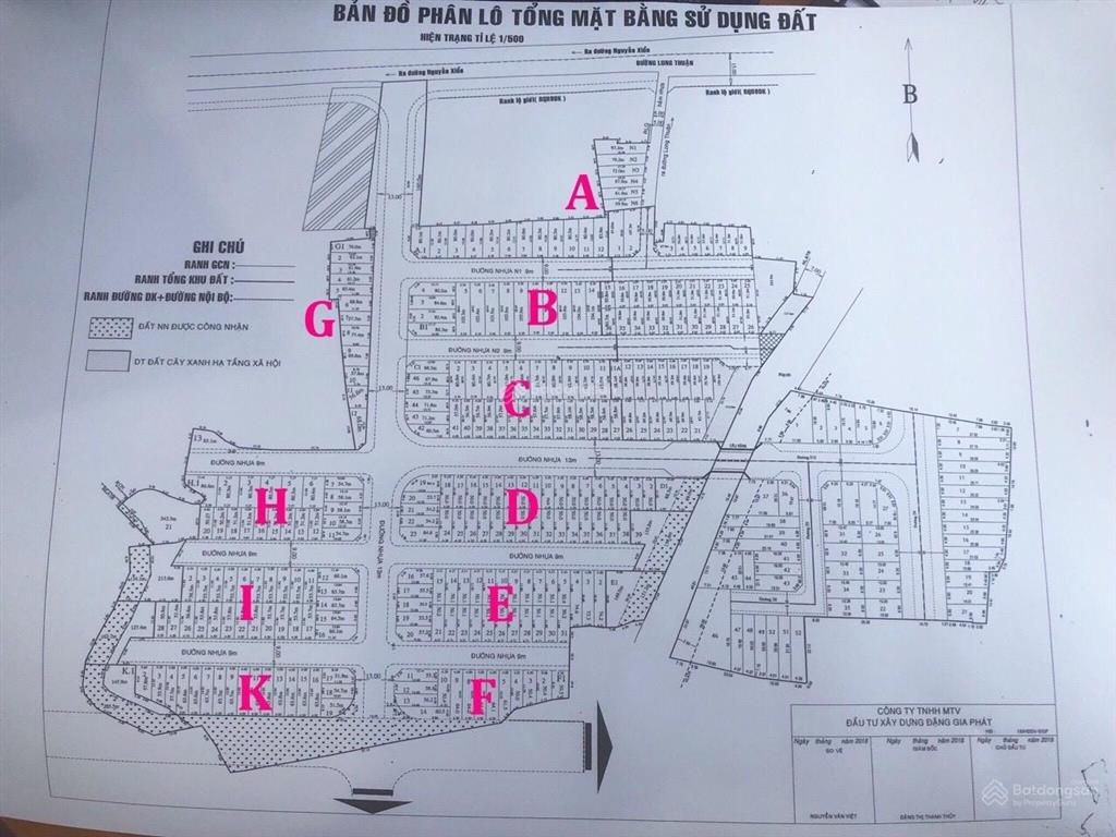 Chính chủ gửi bán lô đất long thuận long phước giá cực tốt chỉ 2 tỷ 970 dt 56m2
