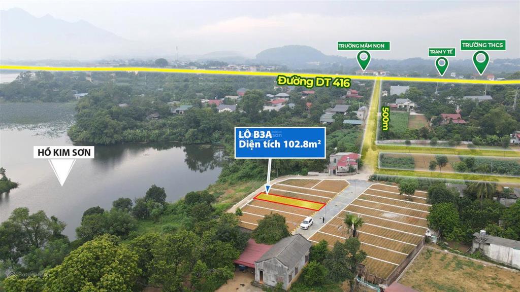 Bán đất mặt hồ du lịch sinh thái đồng mô, hà nội giá ưu đãi 1,4 tỷ, 100m2