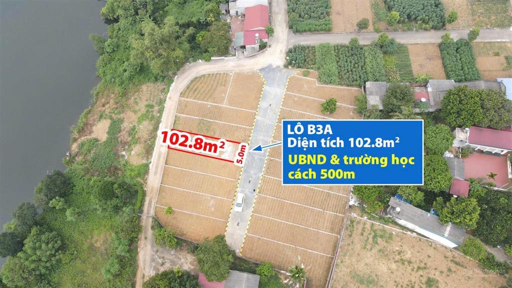Bán đất mặt hồ du lịch sinh thái đồng mô, hà nội giá ưu đãi 1,4 tỷ, 100m2