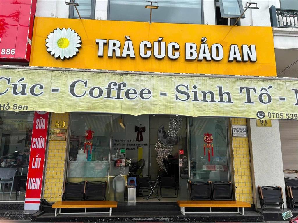 Cho thuê tầng 1 nhà số 89 hồ sen, phường lê chân, hải phòng