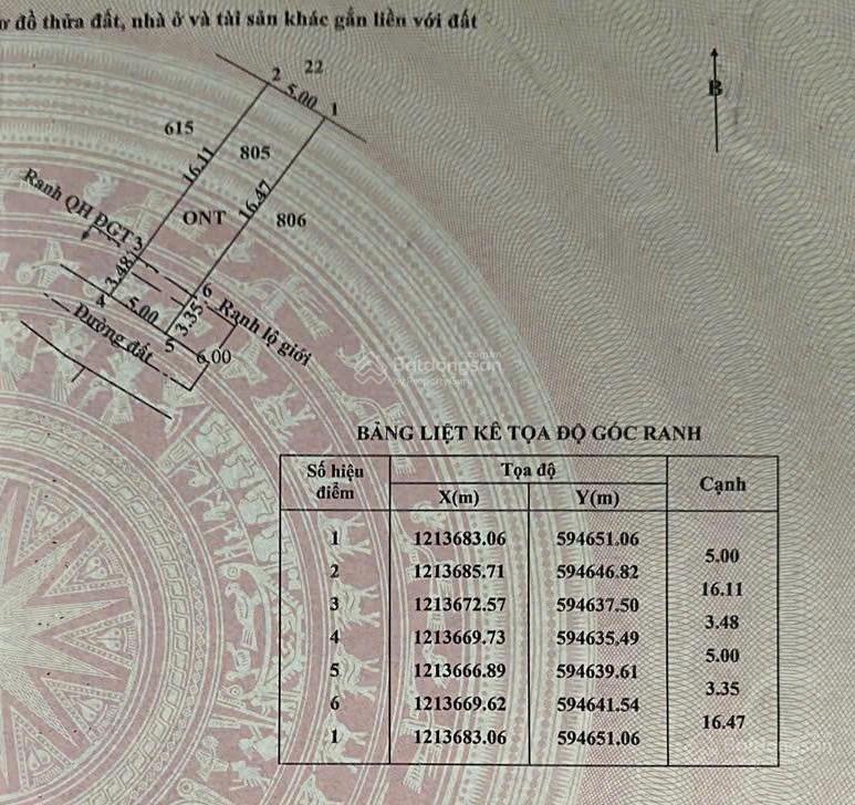 Bán lô đất đường số 233, 2 sẹc ngắn bến than, tổng 98m2, xã hóa phú