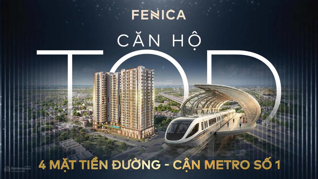 Căn hộ 4 mặt tiền tiệm cận metro số 1 và vành đai 3