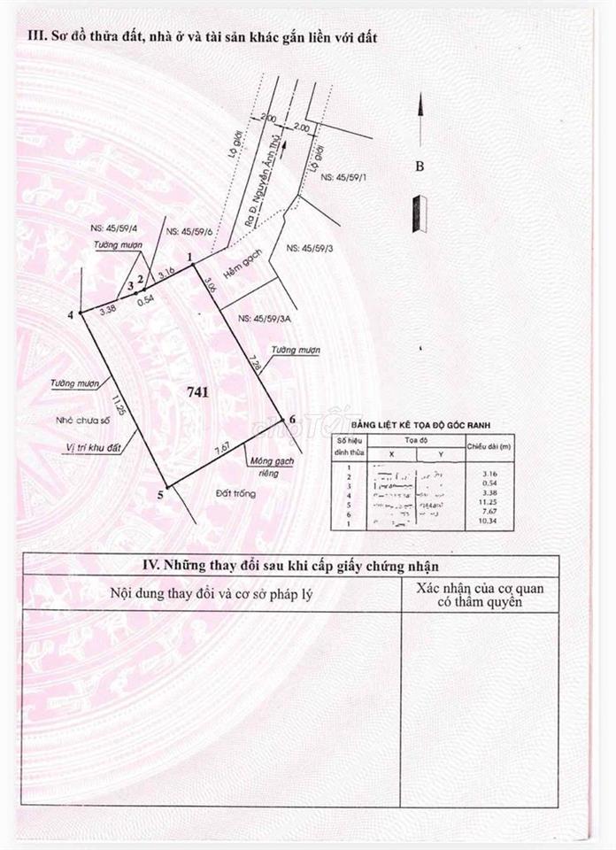BÁN ĐẤT CÁCH CHỢ NGÃ 3  BẦU