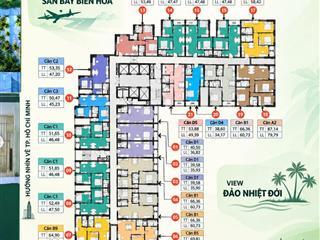 Bán cc bcons central park, vốn 500 triệu, 38m2, 1pn, 1wc, hướng đông, nội thất cơ bản tại đồng nai