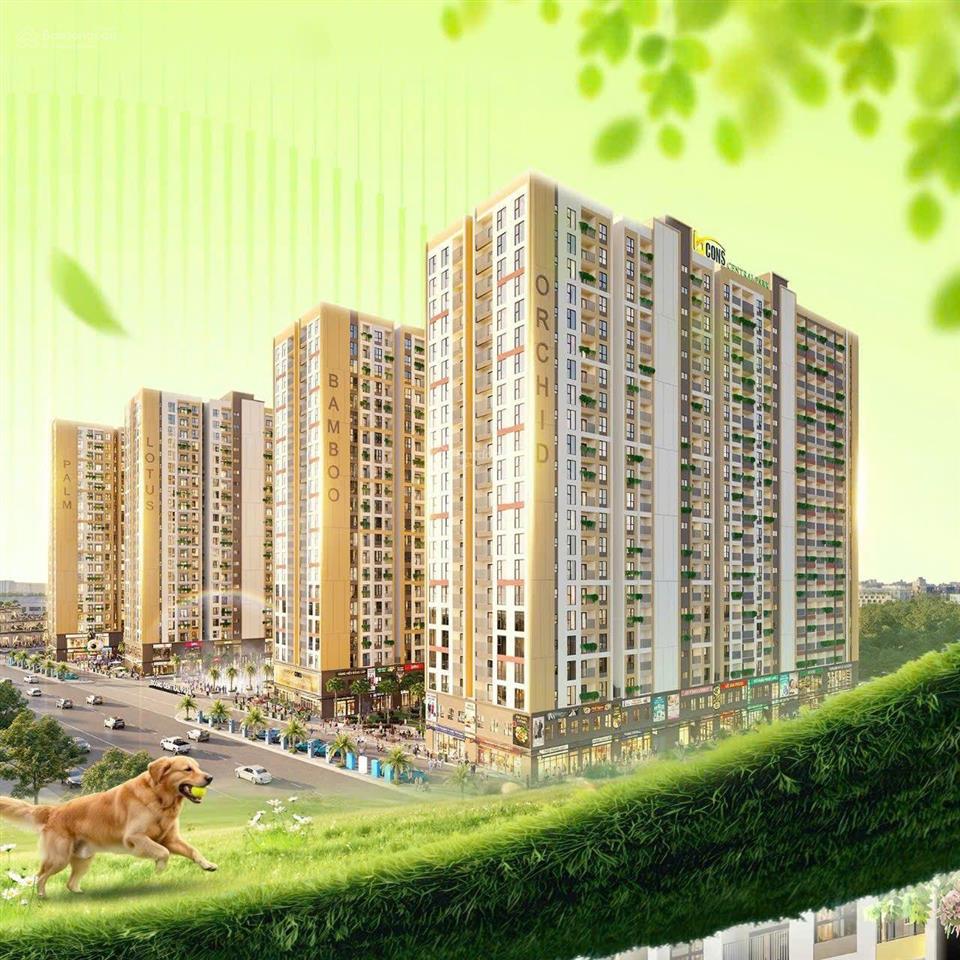 Bán cc bcons central park, 1,8 tỷ, 43m2, hàng hiếm tại phan trung, tam hiệp, đồng nai