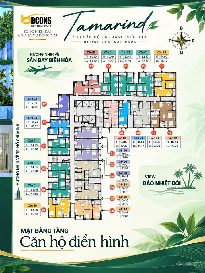 Căn hộ cc siêu hot bcons central park, 1pn, 1,8 tỷ, 40m2 ở đồng nai