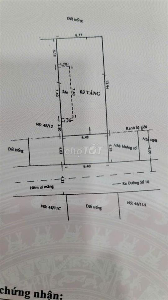 Bán tòa nhà Căn Hộ Dịch Vụ thu nhập 40tr/tháng