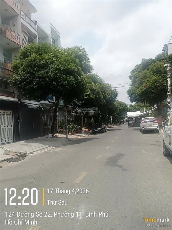 Bán nhà mặt tiền 4 x 19m đường số 22, quận 6 sát bên đường hậu giang khu dân cư bình phú 1