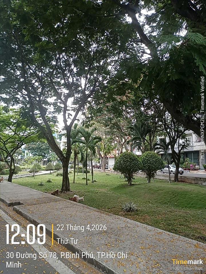 Bán nhà mặt tền đường 78, phường bình phú,dt 4 x 15 khu dân cư bình phú , quận 6