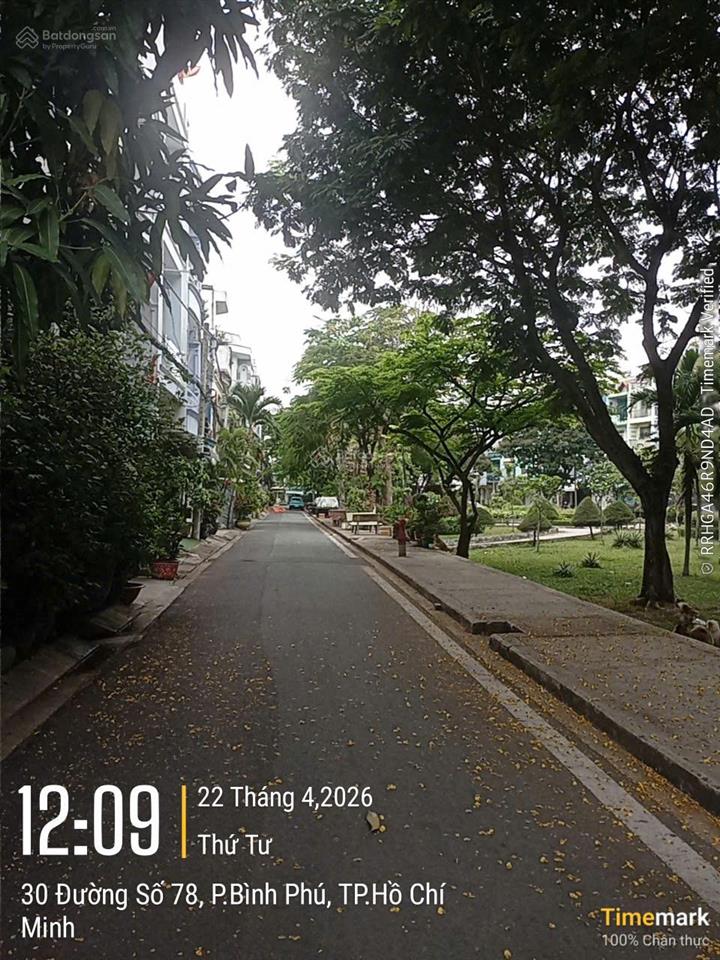 Bán nhà mặt tền đường 78, phường bình phú,dt 4 x 15 khu dân cư bình phú , quận 6