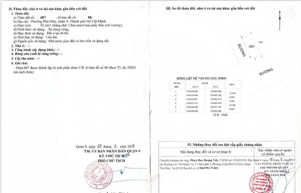 Góc 2 mt nhà khu cảng phú hữu 10,4x15m trệt giá mềm 12,9 tỷ.  0902 930 ***