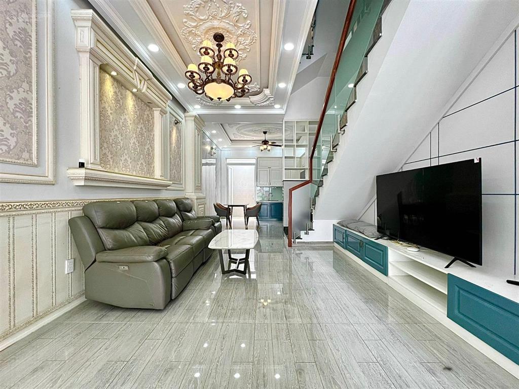 Duy nhất 1 căn nhà đẹp khu sài gòn mới trục đường huỳnh tấn phát đường 10m quá đẹp  có video