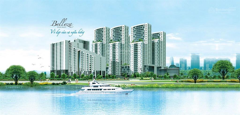 Bán căn hộ chung cư belleza 1pn 1wc, view nam đẹp mát block c 45m2 giá 2,65 tỷ (tiền mặt)