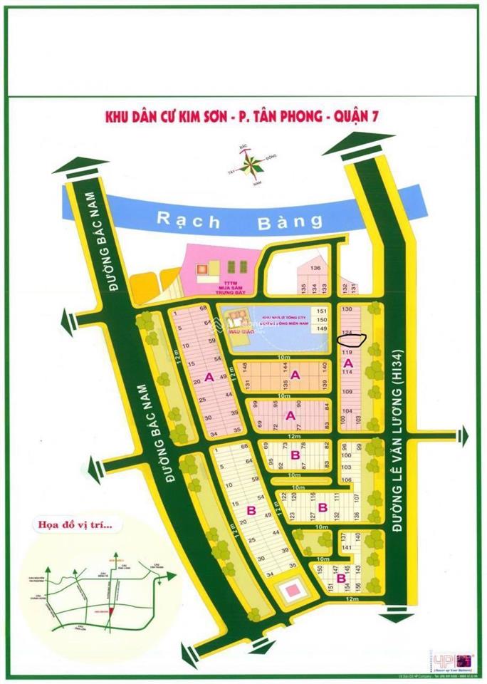 Chính chủ gửi bán đất kim sơn ngay giao lộ lê văn lương & nguyễn thị thập quận 7 giá 15 tỷ