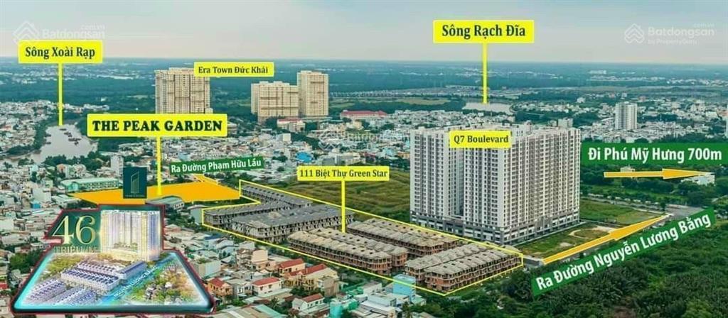 Biệt thự the peak garden nguyễn lương bằng 17 tỷ, cam kết giá tốt