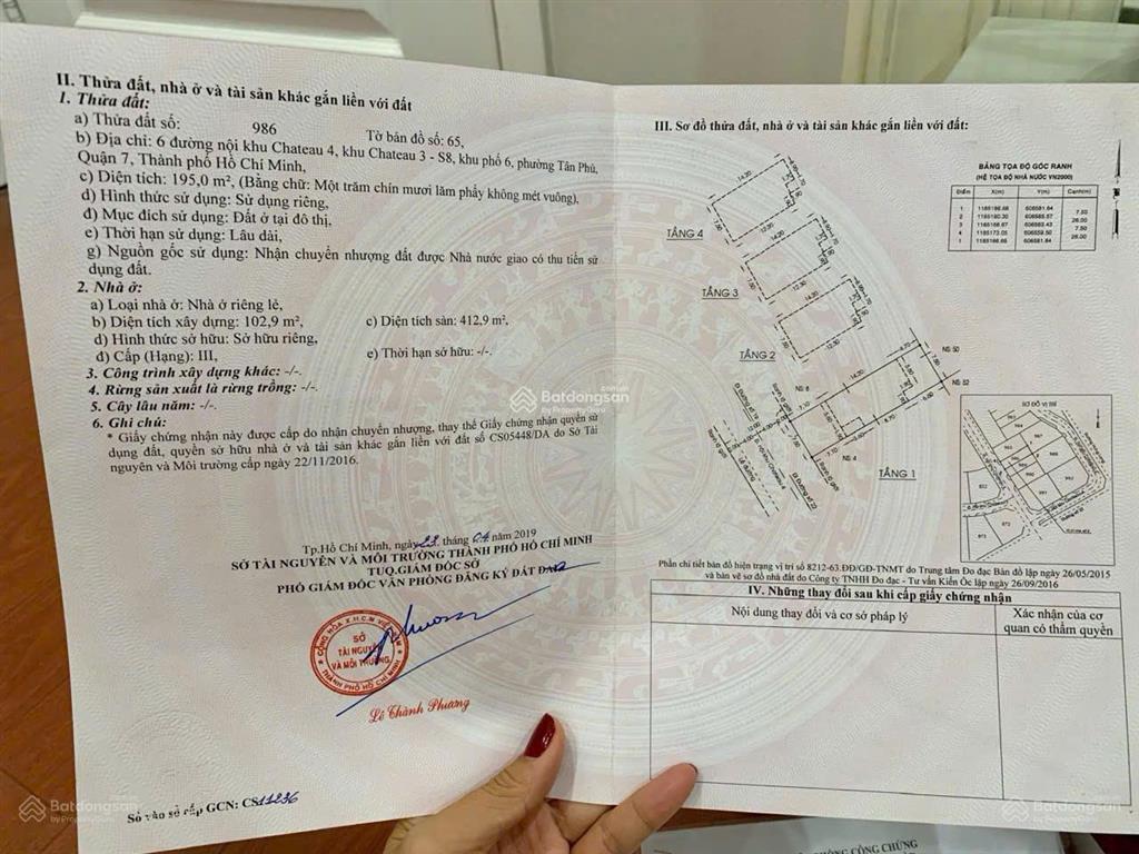 Bán cặp nhà liền nhau mt phan khiêm ích phú mỹ hưng 12x18m (giá 76 tỷ)