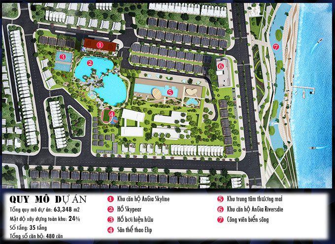 Bán căn hộ an skyline tầng cao giá 6.5 tỷ, đầy đủ nội thất, sổ hồng sẵn,  0935 204 ***