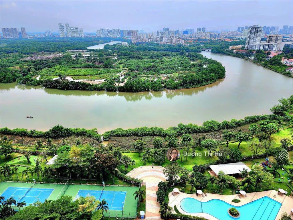 Cho thuê penthouse riverside residence, 260m2, 4pn view sông, ntcc giá 60 triệu. call 0909 740 *** hà
